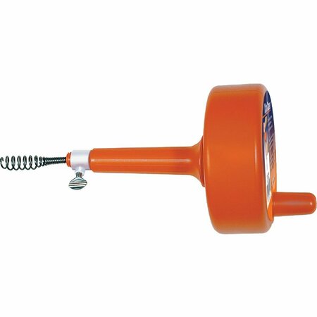 GENERAL WIRE 1/4 In. x 15 Ft. Plastic Drum Drain Auger 15CL